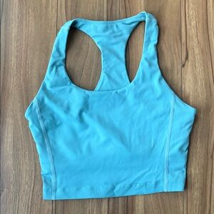 Bare Activewear Blue Racerback Sports Bra